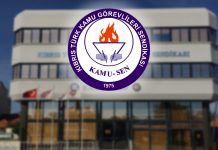 Sendikalar adına Kamusen Genel Başkanı Metin Atan açıklama yaptı