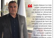 KIDRIŞLIOĞLU “PLANLAMA OLMADAN SAĞLIKTA YAPILMAYA ÇALIŞILACAK TEDBİRLER İNSAN SAĞLIĞINITEHLİKEYE SOKAR”